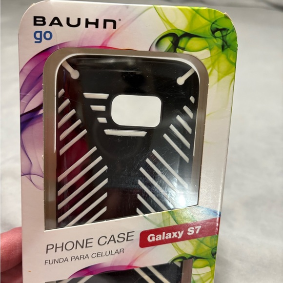 Stylish Black Phone Case for Galaxy S7 - Picture 5 of 6